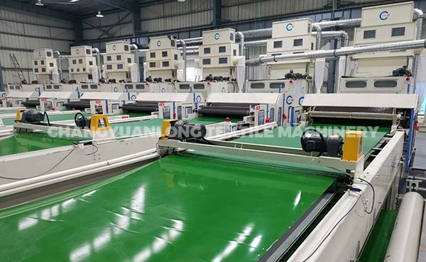 2019 ultra-wide 07 carding machines thermal bonded wadding production line