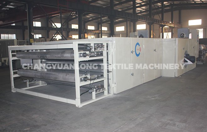 Nonwoven oven machine by Electric heating