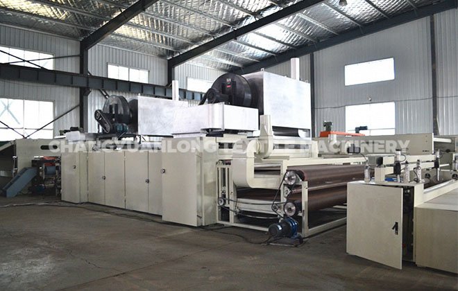 Nonwoven oven machine by oil heating