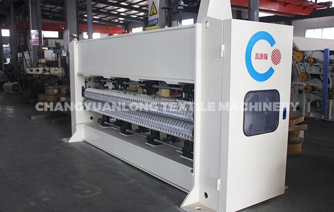 Needle punching machine with middle speed
