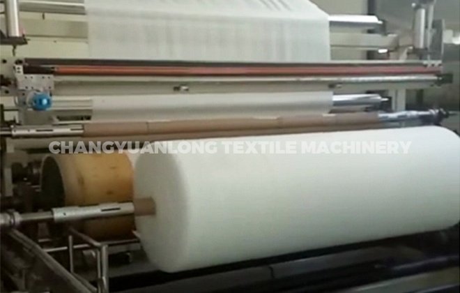 Hot air cotton/wadding making machine
