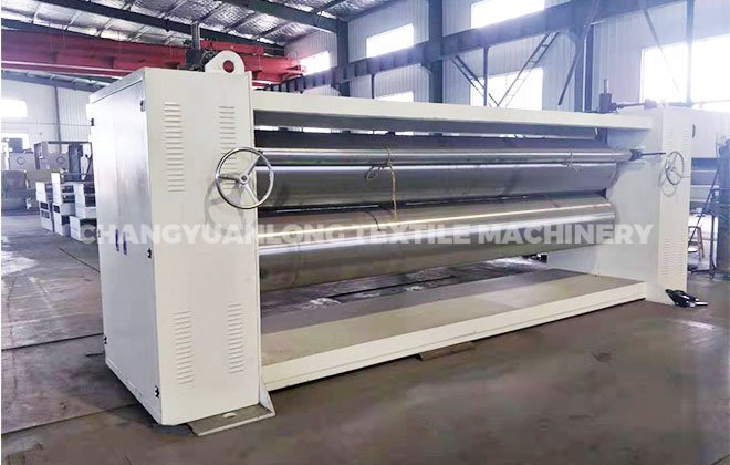 Calender machine with 02 rollers